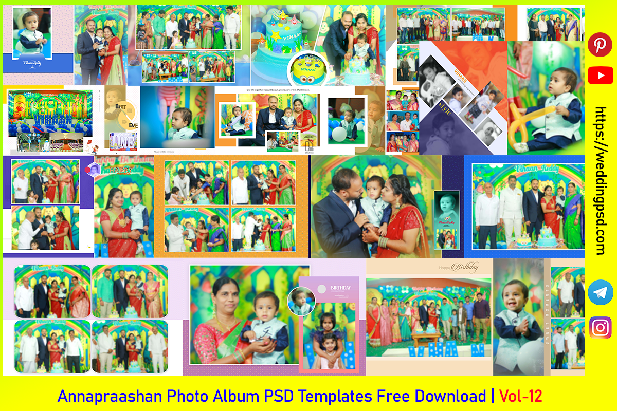Anna Praashan Photo Album PSD Templates Free Download