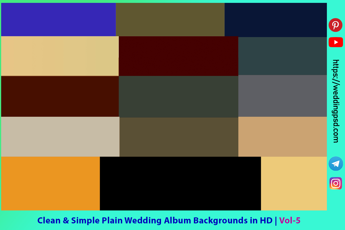Clean & Simple Plain Wedding Album Backgrounds in HD