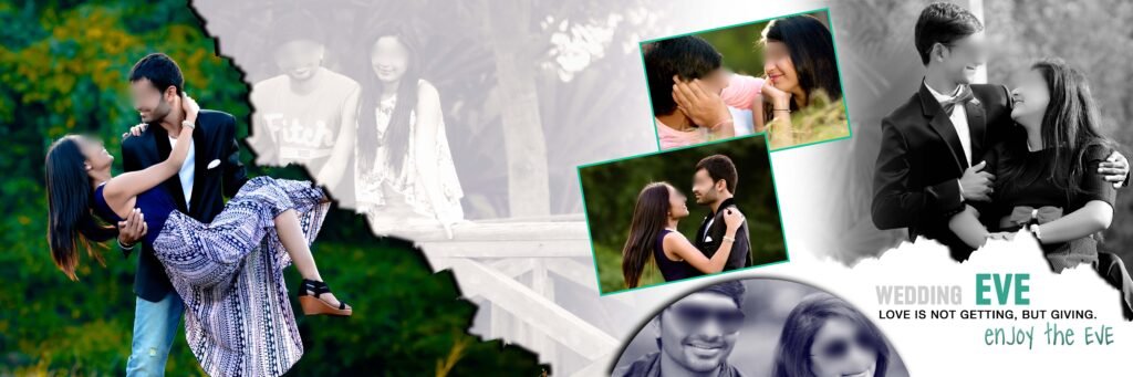 The Wed Story Pre Wedding Album Design PSD Templates