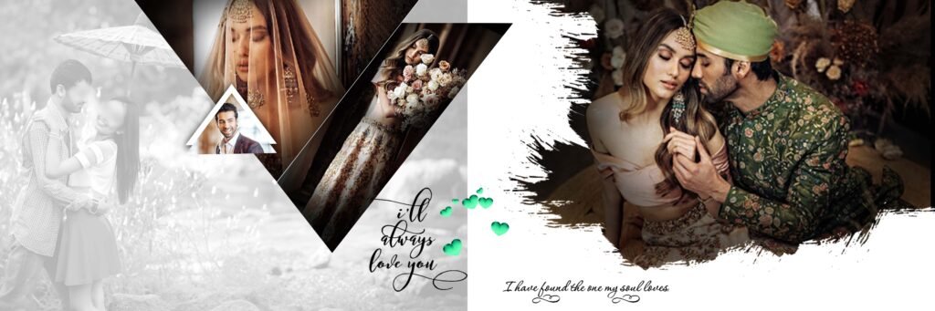 The Wed Story Pre Wedding Album Design PSD Templates