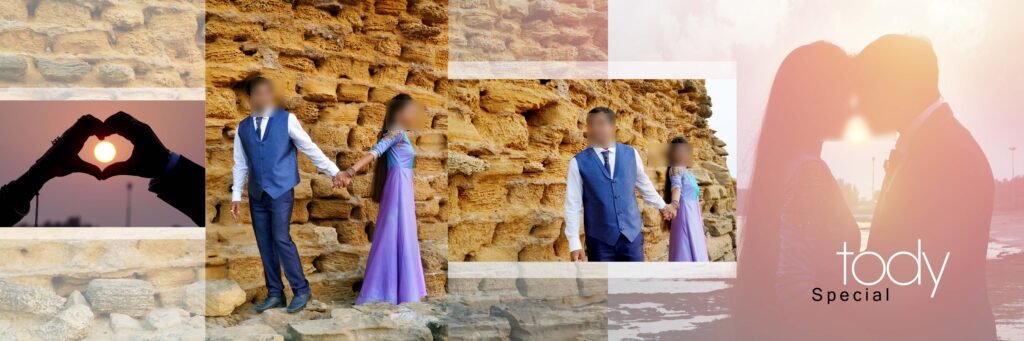 Pre Wedding Album Design 12x36 PSD Templates Download