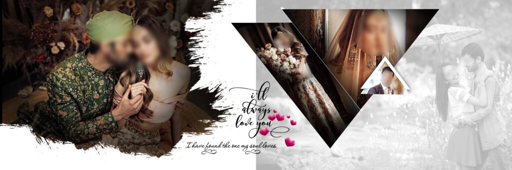 The Wed Story Pre Wedding Album Design PSD Templates