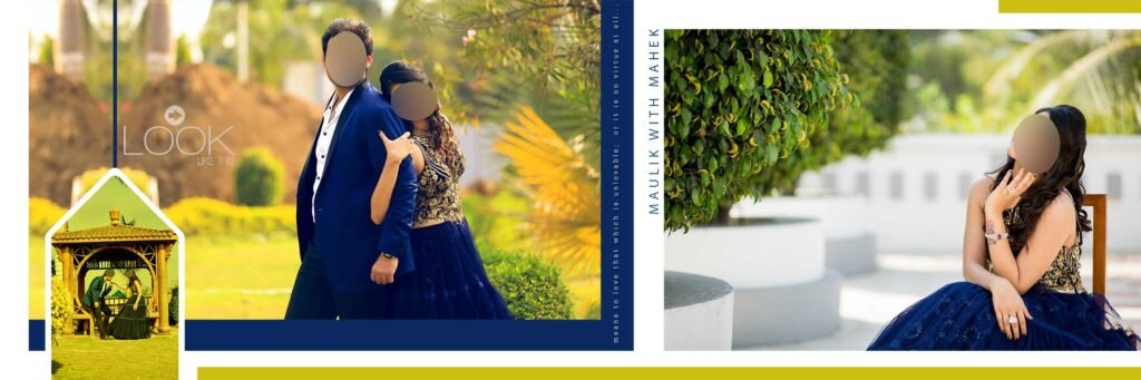 The Wed Story Pre Wedding Album Design PSD Templates