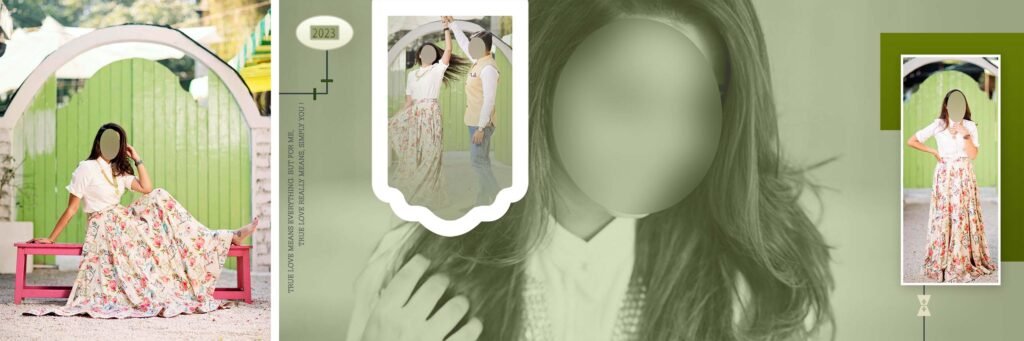 The Wed Story Pre Wedding Album Design PSD Templates