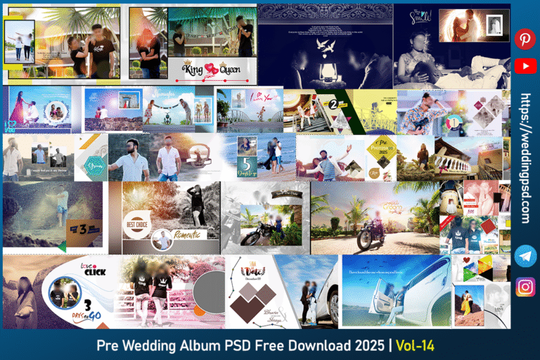 Pre Wedding Album PSD Free Download