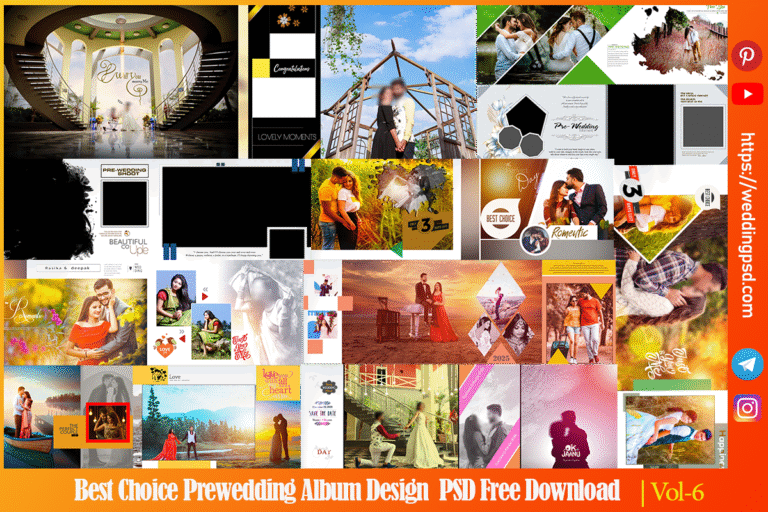 Best Choice Pre Wedding Album PSD Free Download