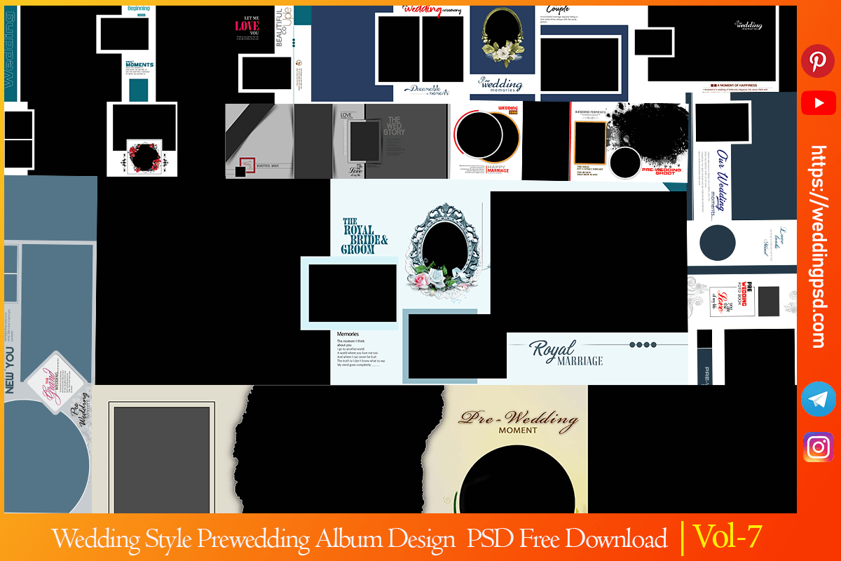 Wedding Style Pre Wedding PSD download