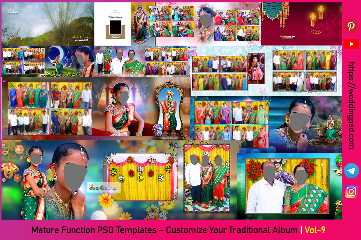 Mature Function PSD Templates – Customize Your Traditional Album