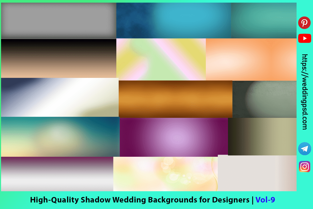 High-Quality Shadow Wedding Backgrounds for Designers