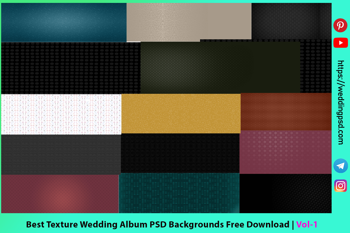 Best Texture Wedding Album PSD Backgrounds Free Download
