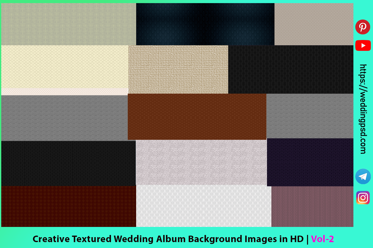 Creative Textured Wedding Album Background Images in HD