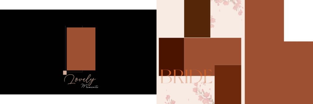 Elegant Bride Album PSD Templates 12x36 Free Download