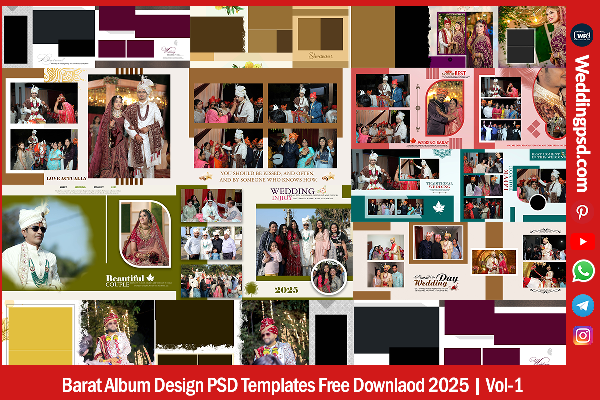 Barat Album Design PSD Templates Free Download 2025