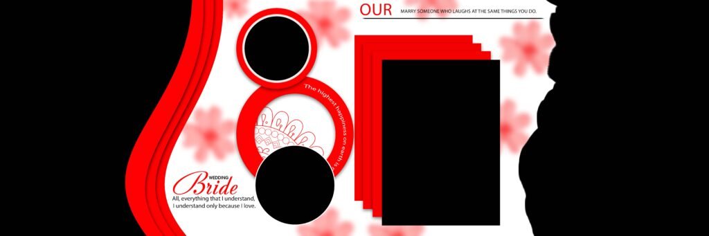 2025 Bride and Groom Wedding Album Templates Free PSD Download