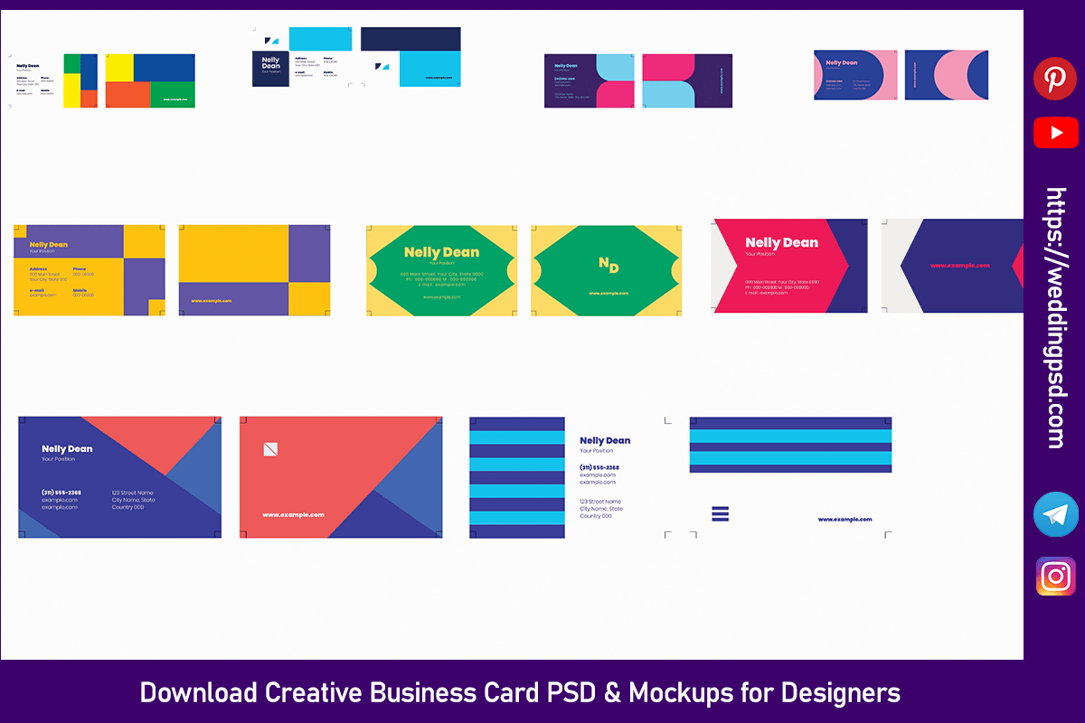 Download Creative Business Card PSD & Mockups for Designers