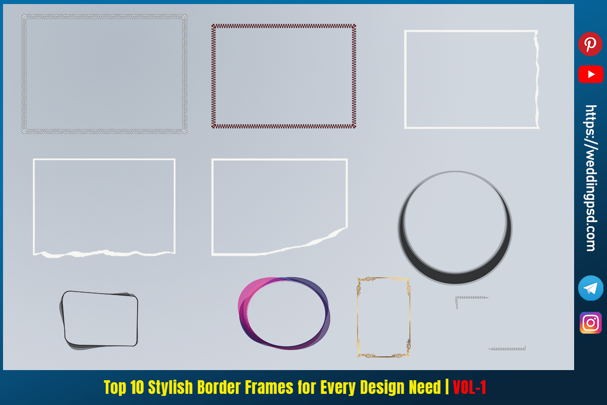 Top 10 Stylish Border Frames for Every Design Need