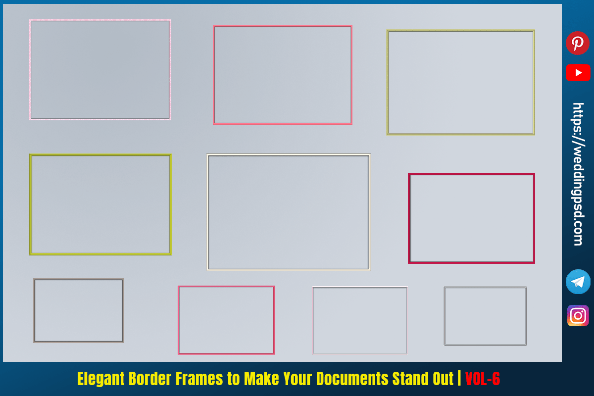 Elegant Border Frames to Make Your Documents Stand Out