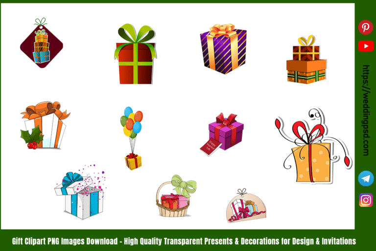 Gift Clipart PNG Images Download – High Quality Transparent Presents & Decorations for Design & Invitations