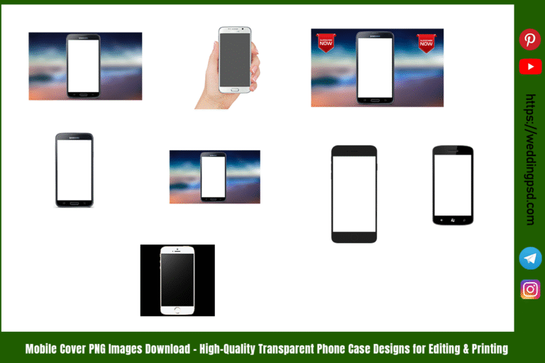 Mobile Cover PNG Images Download – High Quality Transparent Phone Case Designs for Editing & Printing