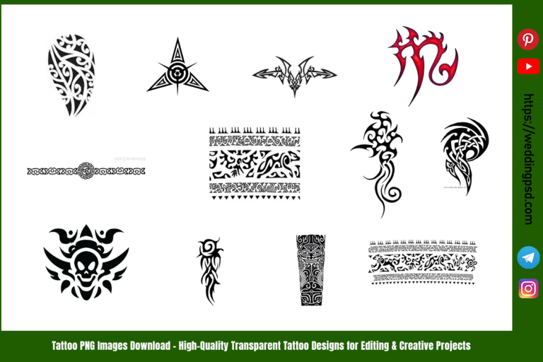 Tattoo PNG Images Download – High Quality Transparent Tattoo Designs for Editing & Creative Projects