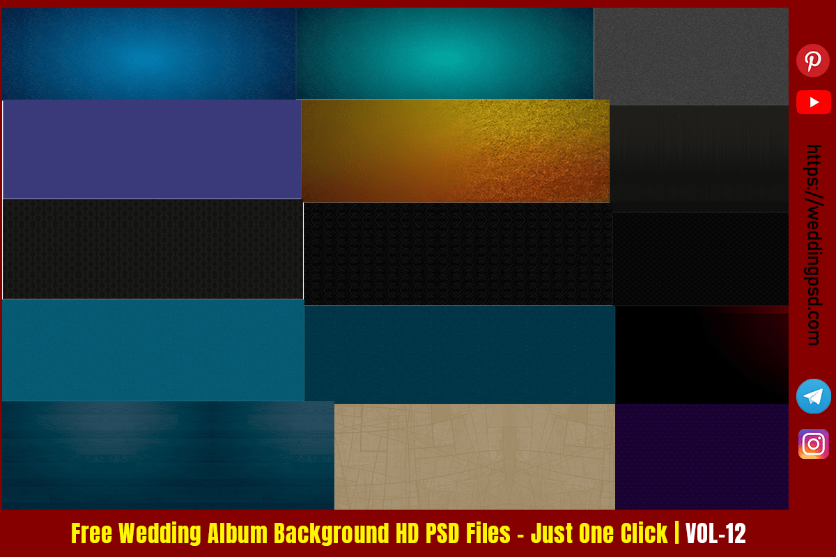 Free Wedding Album Background HD PSD Files – Just One Click