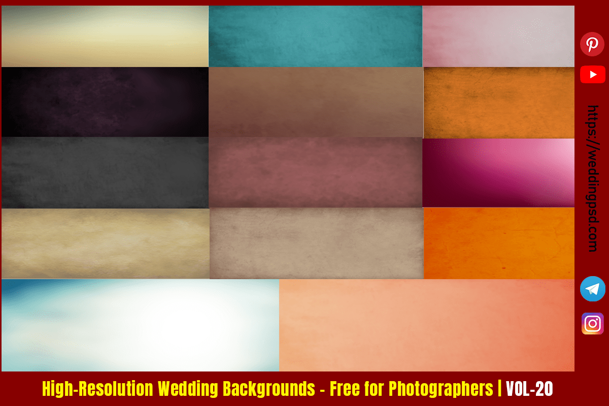 High-Resolution Wedding Backgrounds – Free for Photographers