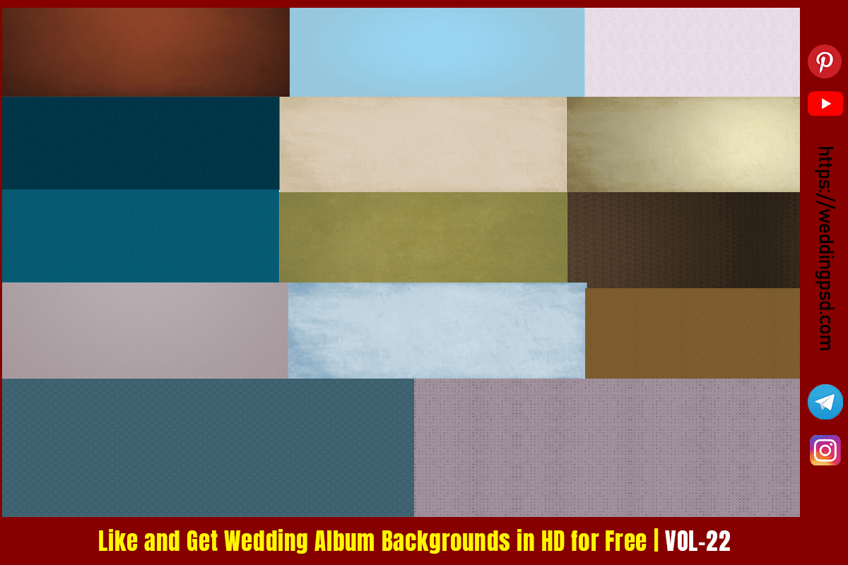 Like and Get Wedding Album Backgrounds in HD for Free