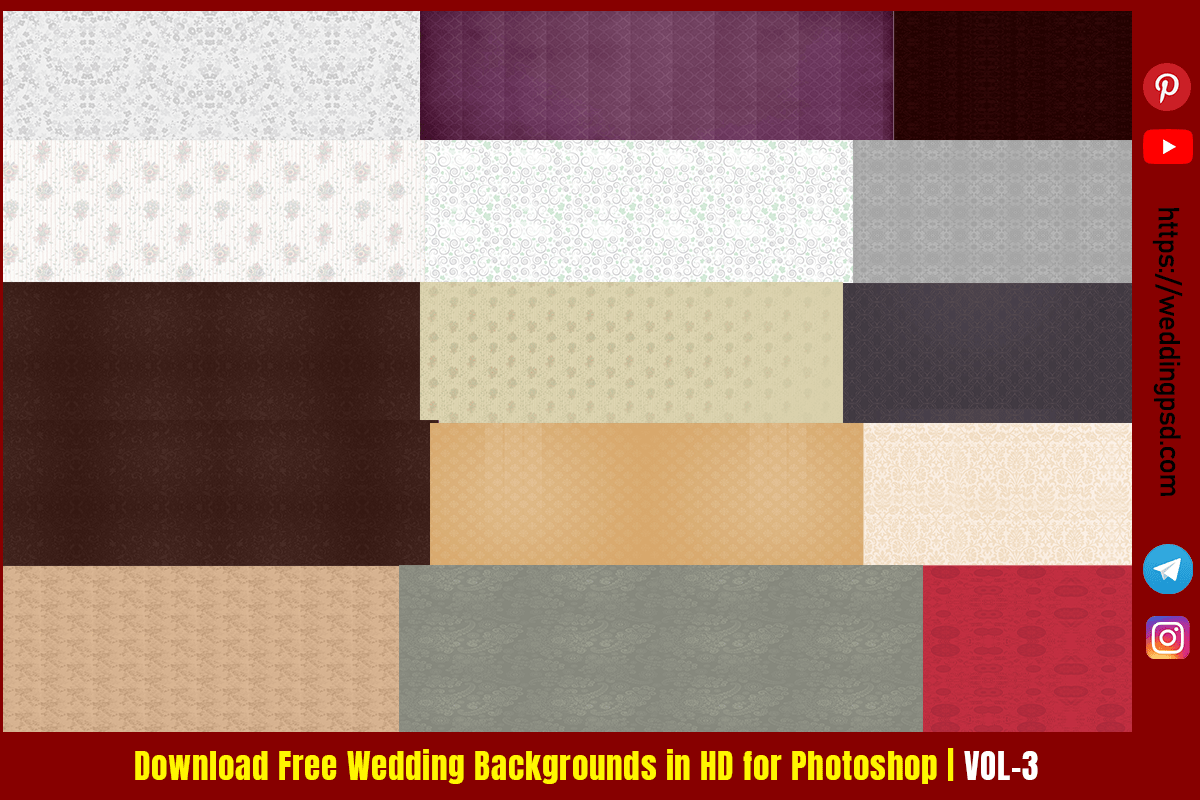 Download Free Wedding Backgrounds in HD for Photoshop
