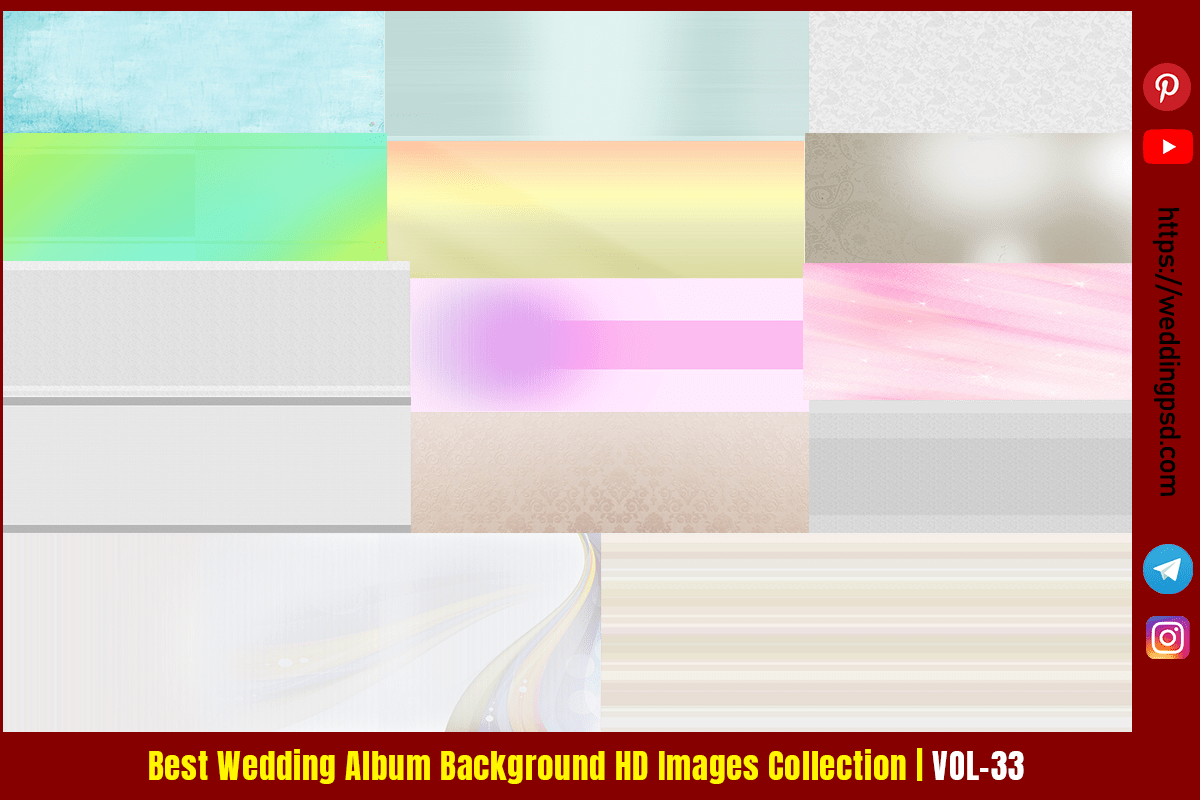 Best Wedding Album Background HD Images Collection