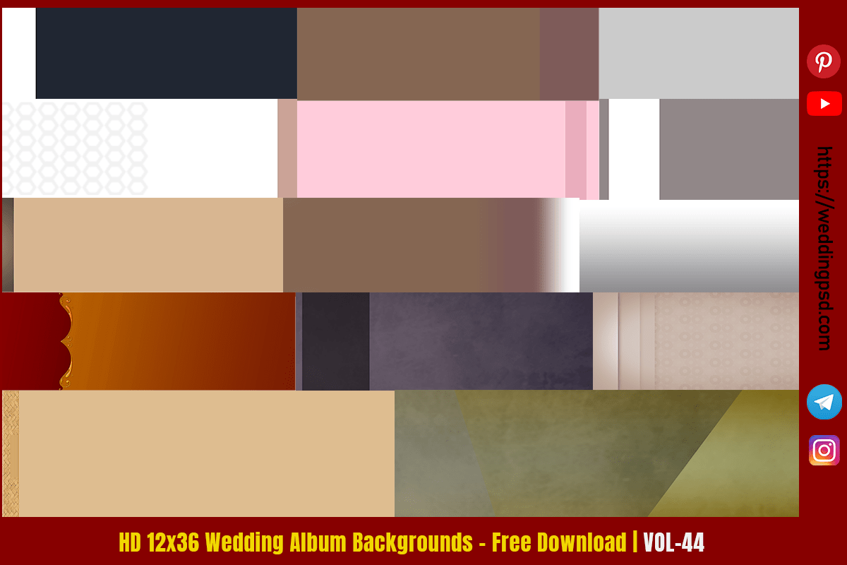 HD 12x36 Wedding Album Backgrounds Free Download
