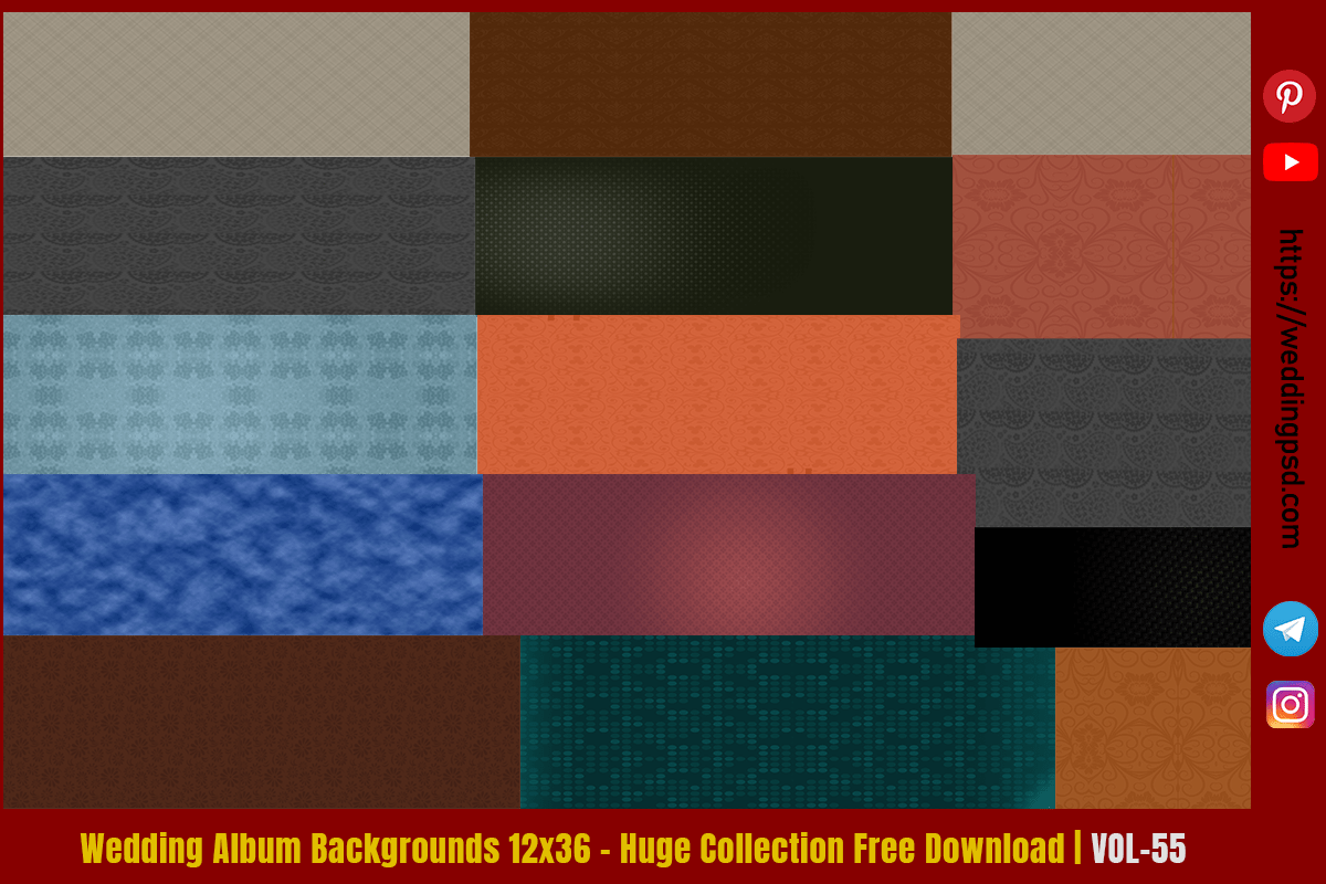 Wedding Album Backgrounds 12x36 – Huge Collection Free Download