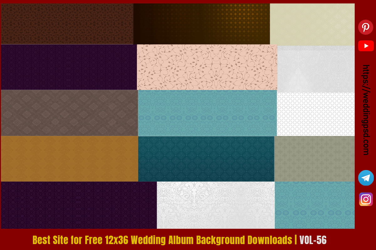 Best Site for Free 12x36 Wedding Album Background Downloads