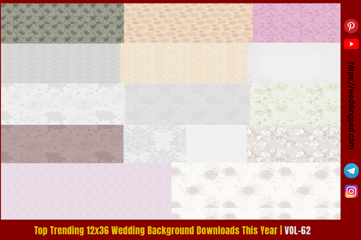 Top Trending 12x36 Wedding Background Downloads This Year