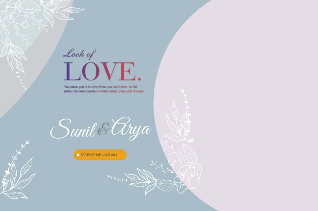 12x18 Muslim Wedding Cover PSD Templates Free Download