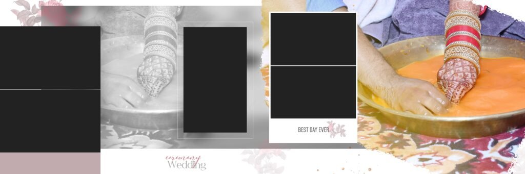 Capture the Fun & Laughter with Wedding Game Album PSD Templates
