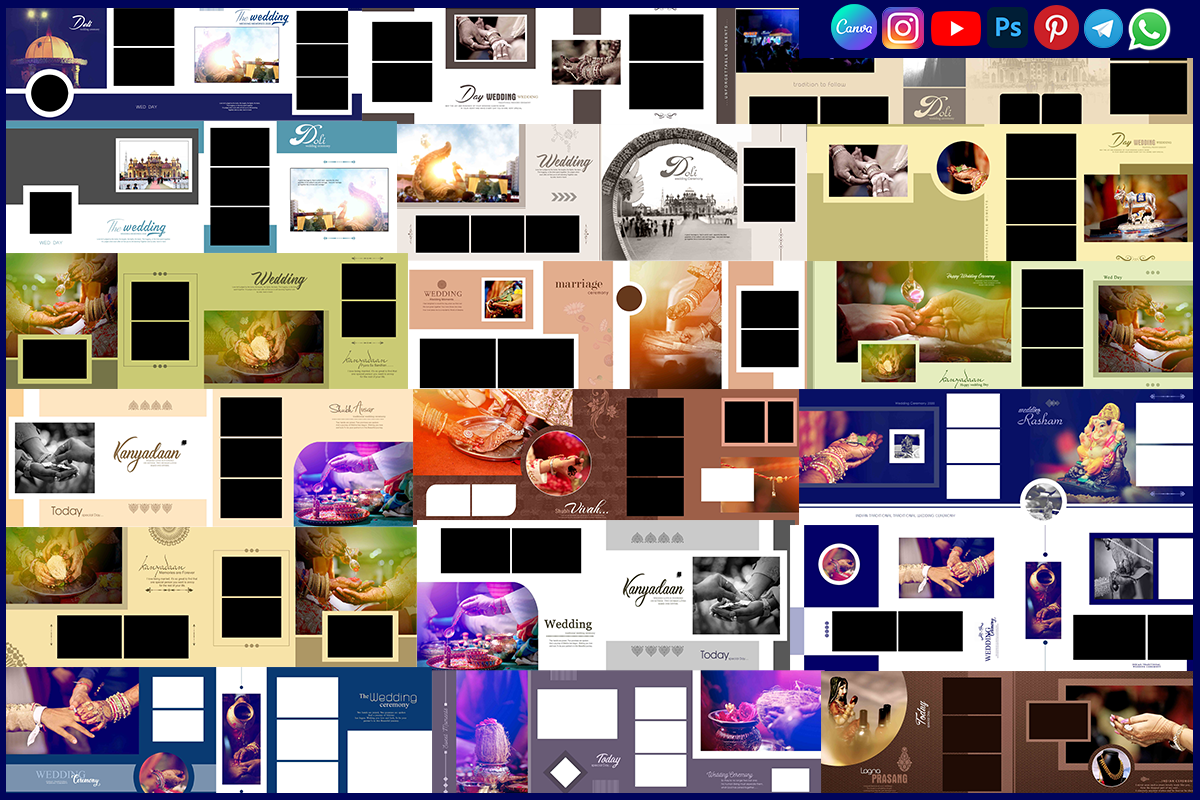 Doli Album Design PSD 12x36 Templates Download