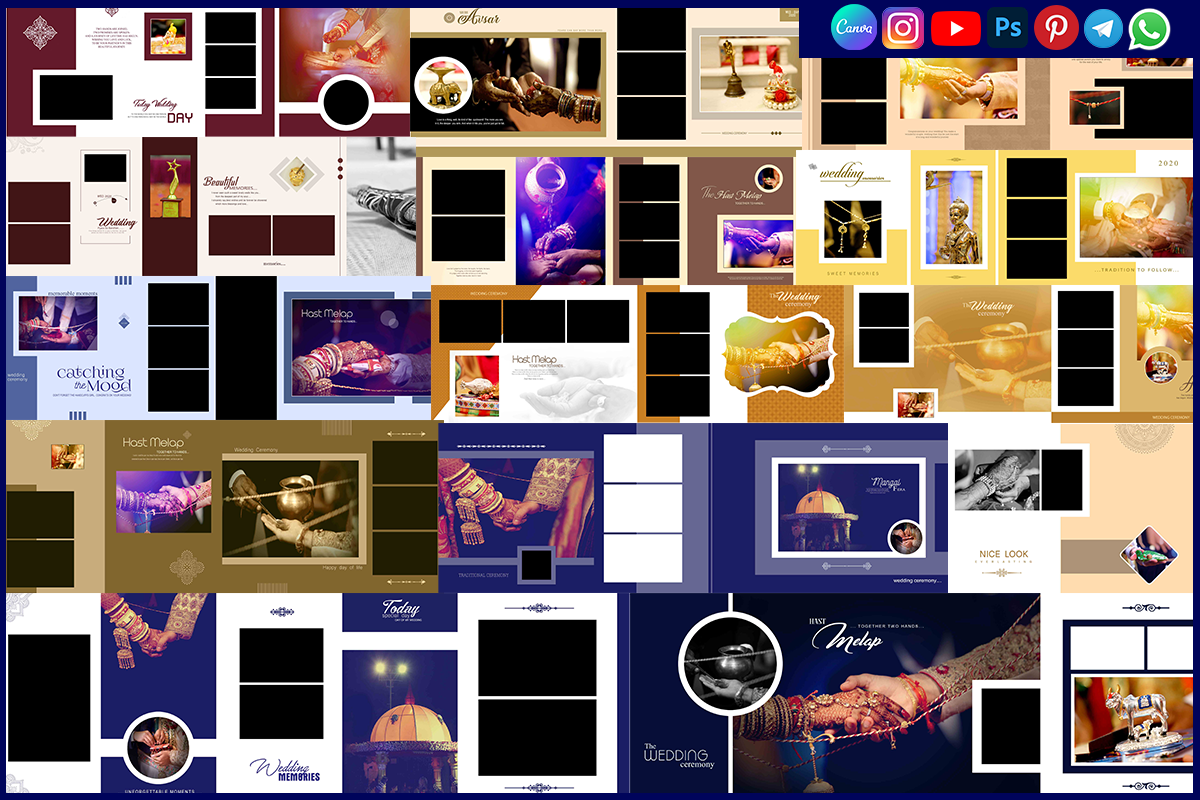 Hast Melap Album PSD 12x36 Templates Download