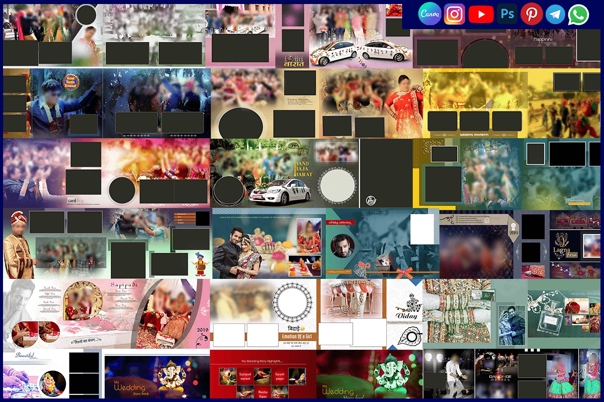 New 12x36 PSD File for Barat Wedding Album Download Now