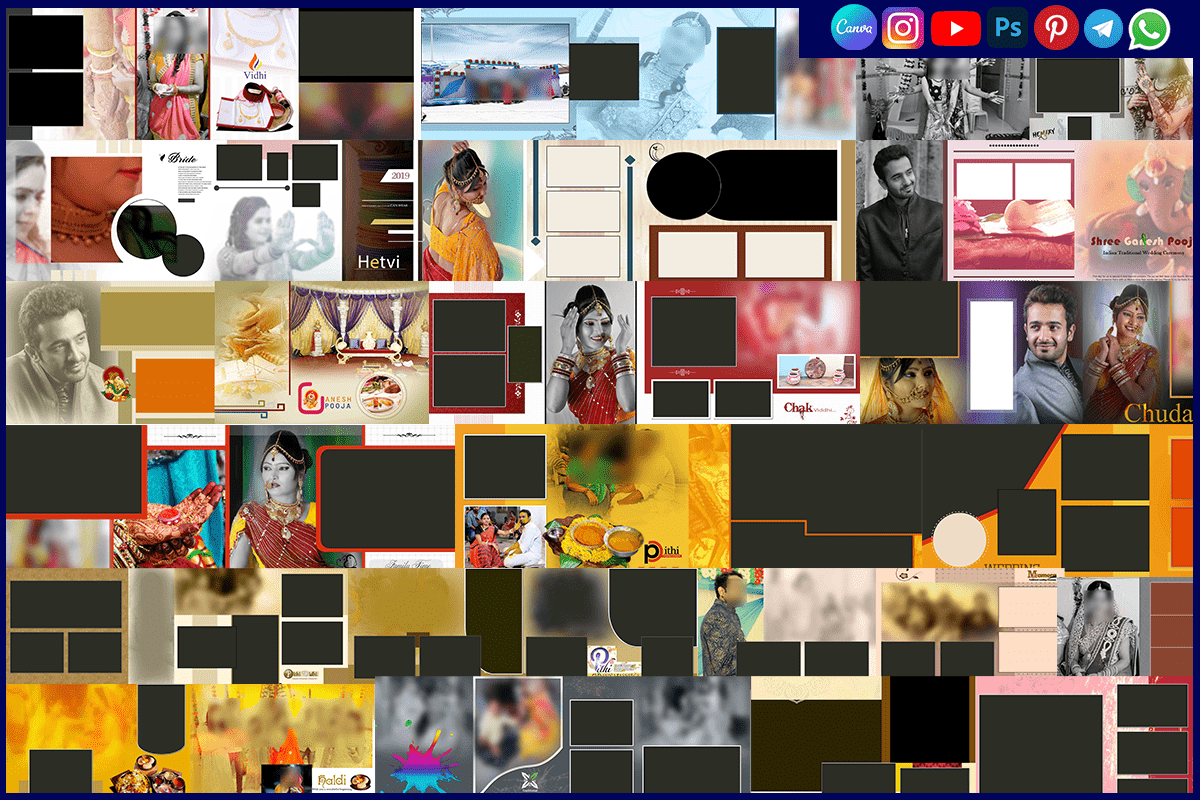 Wedding Free PSD 12x36 Templates Download