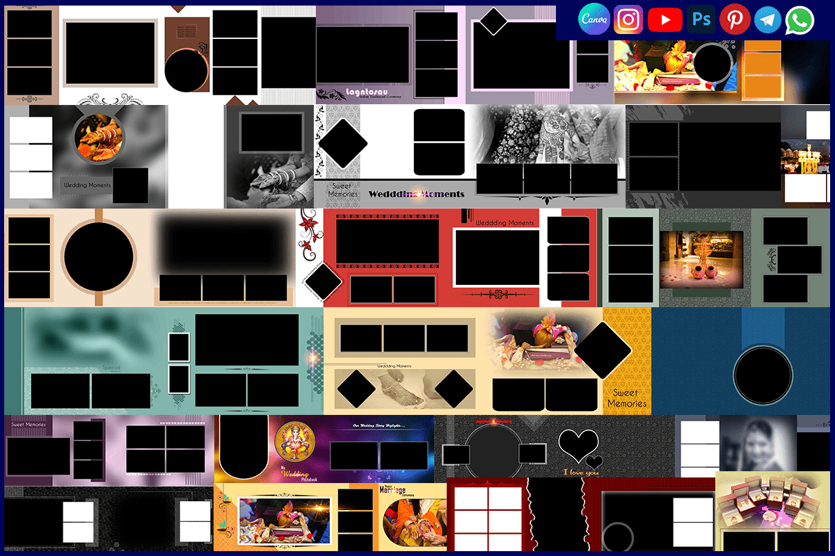 Wedding PSD Download 12x36 Templates 2025