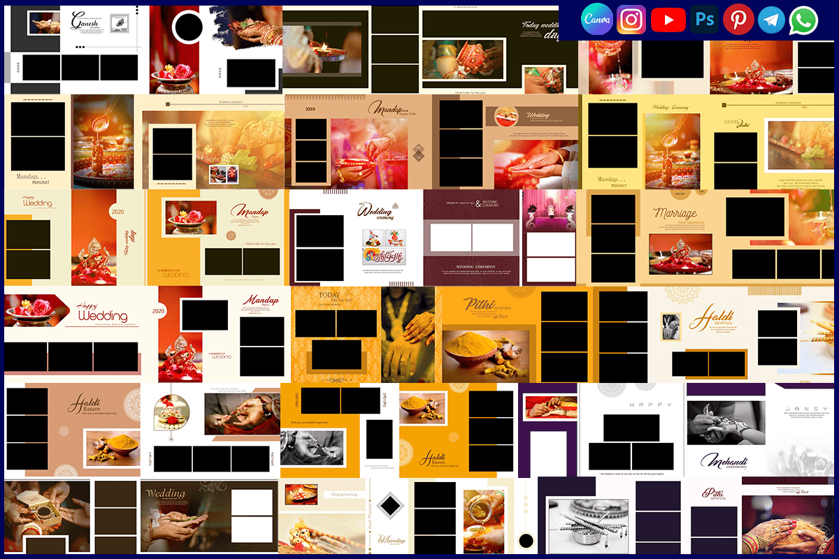 Mandap Ropan Vidhi 12x36 PSD Templates Free Download