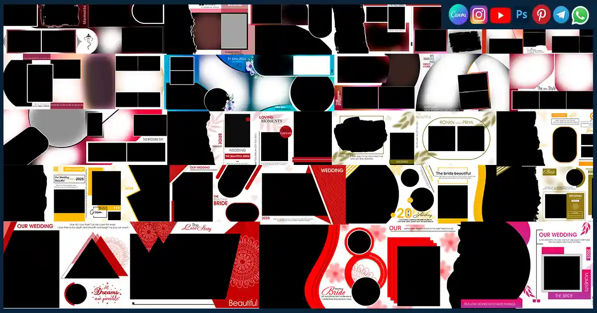 Wedding Bride Album Design PSD File Download 2025