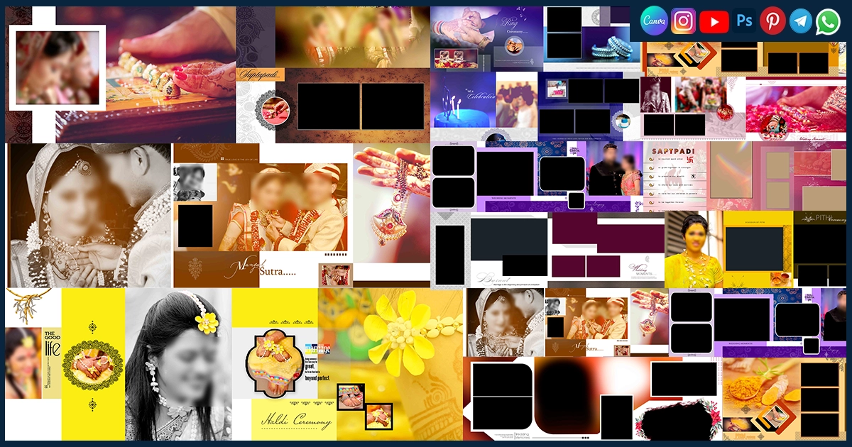 Magazine Album Design Psd 12x36 File Free Download