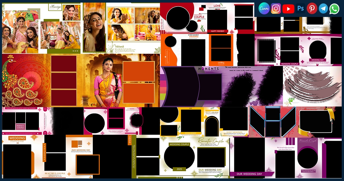 Free Psd Wedding Album Design Download 2025