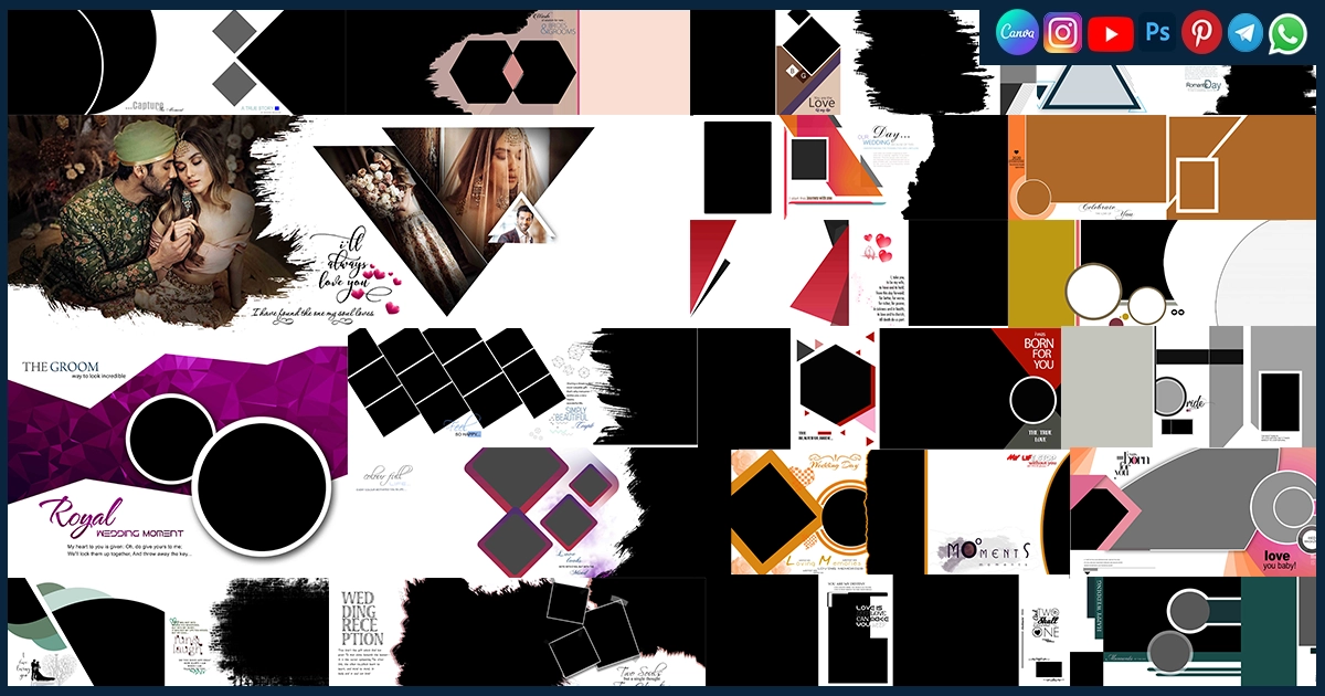 Creative PSD 360 Free Download for Wedding Album