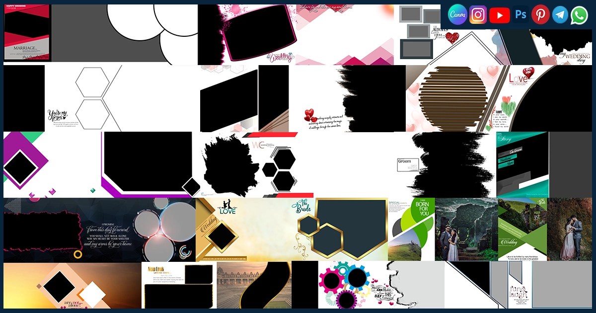 Pre Wedding Album Psd 2025 | Wedding PSD 12x36 Free Download