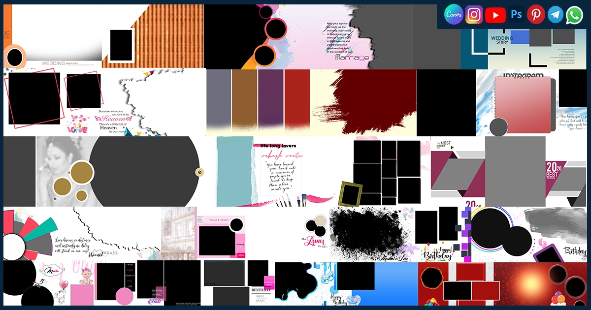 12x36 Album Design PSD PDF Free Download