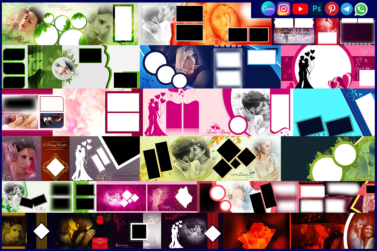 Marriage Album Design PSD Free Download 12x36 Zip